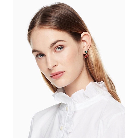 kate spade Jewelry Kate Spade Ma Cheri Cherry Earrings Poshmark